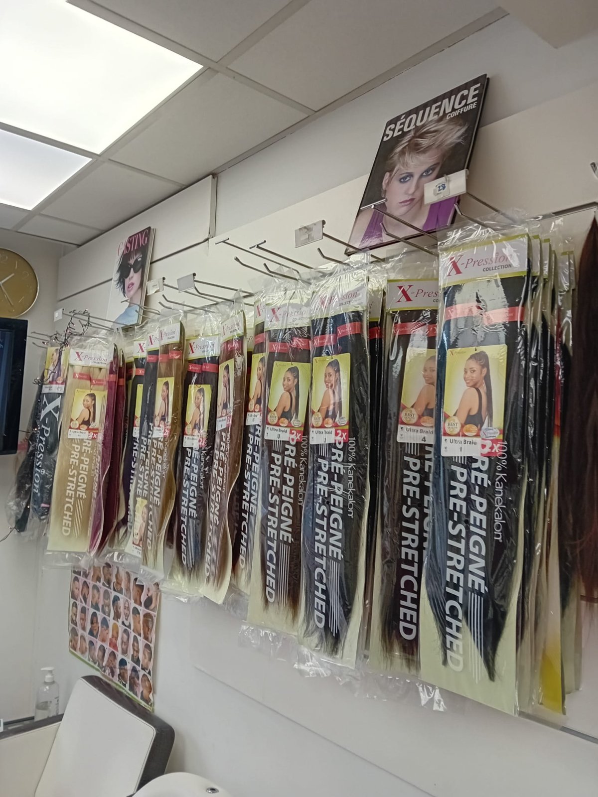 Tresses pré-stretchées disponibles au salon UCM Coiffure Mixte à Lyon